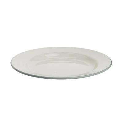 Mary Berry with Lakeland Cream and Green Enamel 26cm Pie Plate