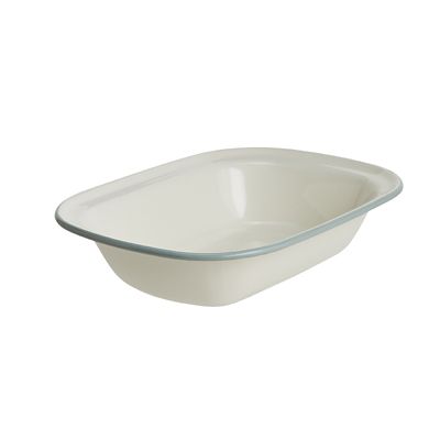 Mary Berry with Lakeland Cream and Green Enamel Oblong 26cm Pie Dish alt image 5