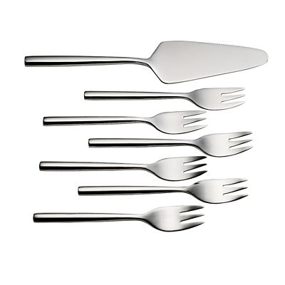 Stellar Rochester 7 Piece Stainless Steel Cake Serving Set image(3)