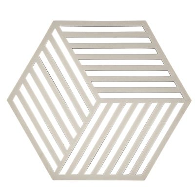 Zone Denmark Hexagon Silicone Trivet – Warm Grey image(1)