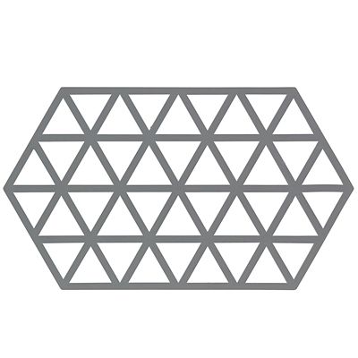 Zone Denmark Triangles Silicone Trivet Large – Cool Grey image(1)