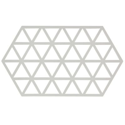 Zone Denmark Triangles Silicone Trivet Large – Warm Grey image(1)