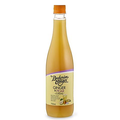 Buderim Ginger & Pear Cordial 750ml Lakeland