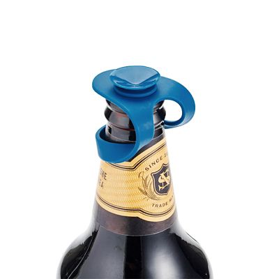 Vacu Vin Silicone Beer Bottle Markers and Stoppers - Pack of 6 image(1)