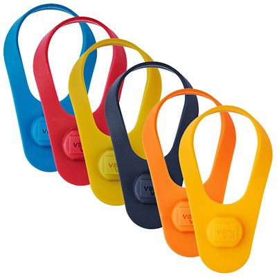 Vacu Vin Silicone Beer Bottle Markers and Stoppers - Pack of 6 image(5)