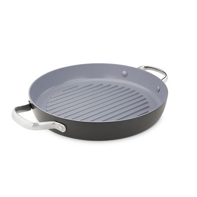 GreenPan Barcelona Pro Hard Anodised Ceramic Non-Stick Saute Pan & Lid, 28cm