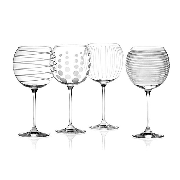 Mikasa Cheers Etched Balloon Glasses - Set of 4 image(1)