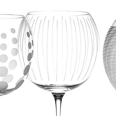 Mikasa Cheers Etched Balloon Glasses - Set of 4 alt image 5