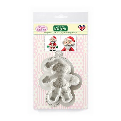 Sugar Buttons Father Christmas Silicone Mould image(5)