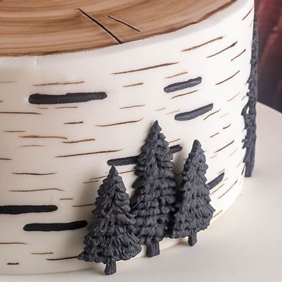 Katy Sue Designs Fir Trees Flexible Silicone Mould - (Image 2)