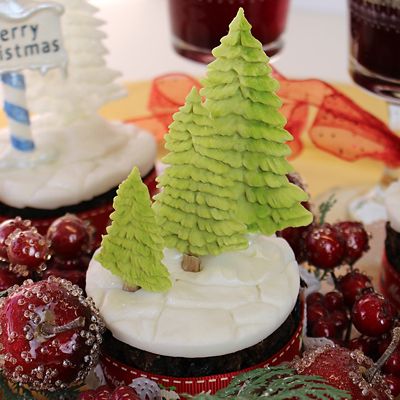 Katy Sue Designs Fir Trees Flexible Silicone Mould - (Image 3)