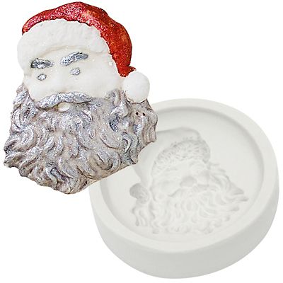 Katy Sue Designs Santa Silicone Mould image(1)