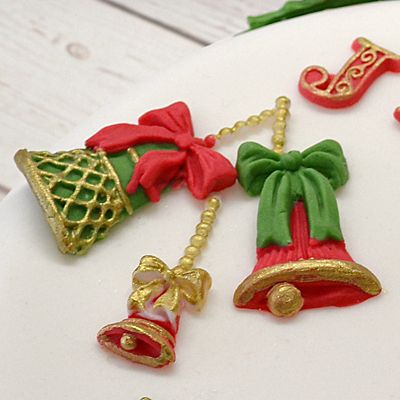 Katy Sue Designs Christmas Bells Silicone Mould image(2)