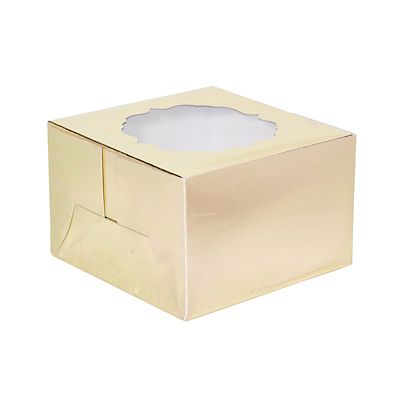 Lakeland Small Gold Presentation Box with Single-Hole Cupcake Insert image(2)