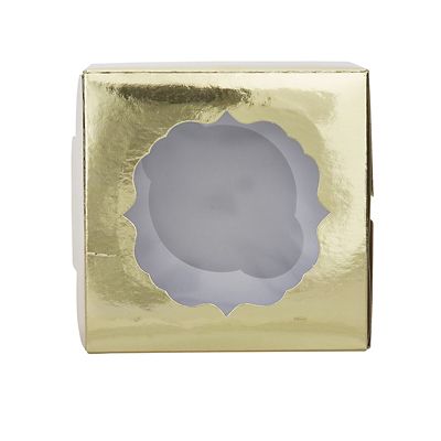 Lakeland Small Gold Presentation Box with Single-Hole Cupcake Insert image(4)