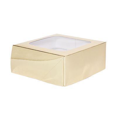 Lakeland Medium Gold Presentation Box with 4-Hole Cupcake Insert - (Image 2)