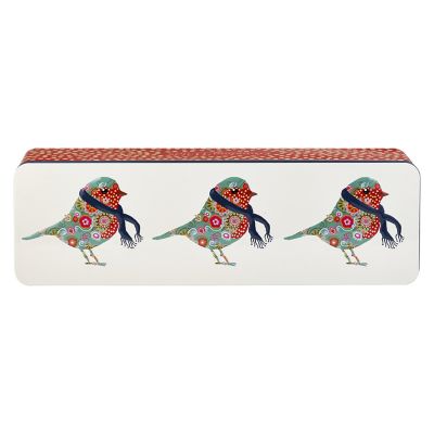 Grandma Wild’s Clotted Cream Christmas Shortbread Winter Robin Tin 150g image(2)