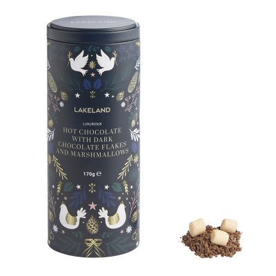Lakeland Hot Chocolate Flakes with Marshmallows Tin 170g image(1)