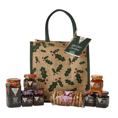 Cottage Delight Holly Jolly Christmas Tote Hamper image(1)