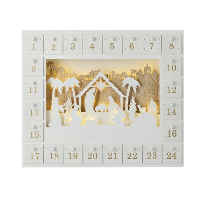 Lakeland Light-Up Advent Nativity Scene image(1)