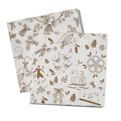 12 Days of Christmas Partridge Napkins - Pack of 20 image(1)