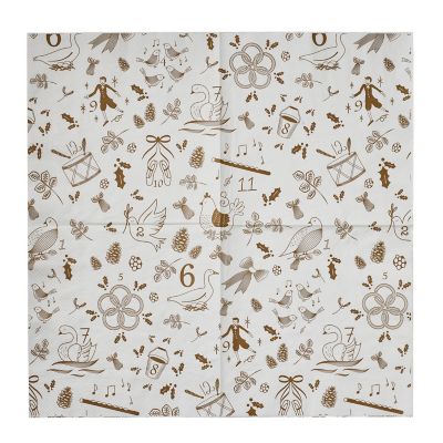 12 Days of Christmas Partridge Napkins - Pack of 20 image(3)
