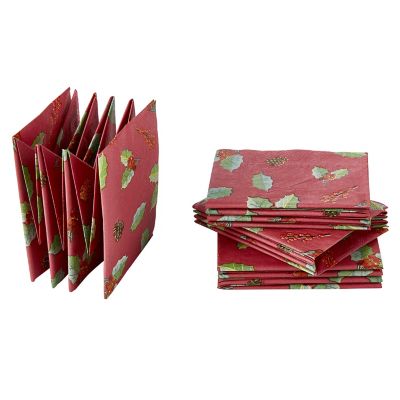 12 Lakeland Holly Pre-Folded Napkins image(5)