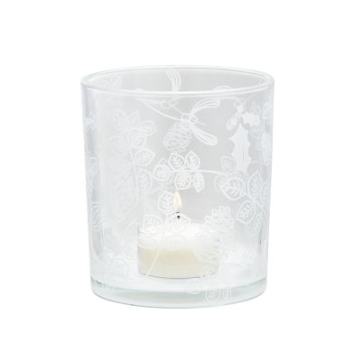 12 Days of Christmas Glass Candle Holder image(1)