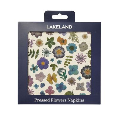 20 Pressed Flowers 3 Ply Napkins image(2)