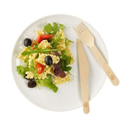 18 Pieces Talking Tables Fiesta Wooden Cutlery - 6 sets of 3 image(2)