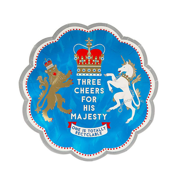 12 Talking Tables Queen’s Jubilee Eco Paper Plates image(1)
