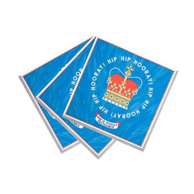 20 Talking Tables Coronation Paper Napkins image(3)