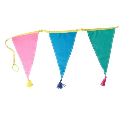 Talking Tables Rainbow Fabric Bunting image(1)