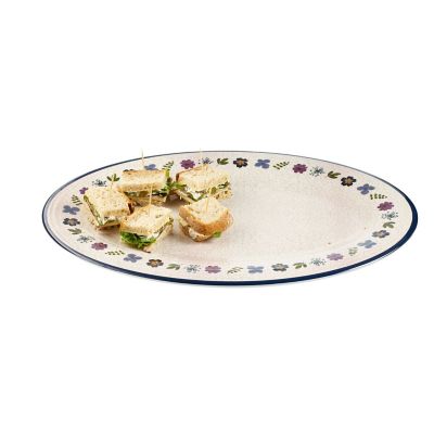 Lakeland Pressed Flowers Melamine Oval Platter image(3)