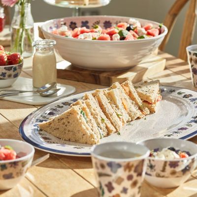 Lakeland Pressed Flowers Melamine Oval Platter image(5)