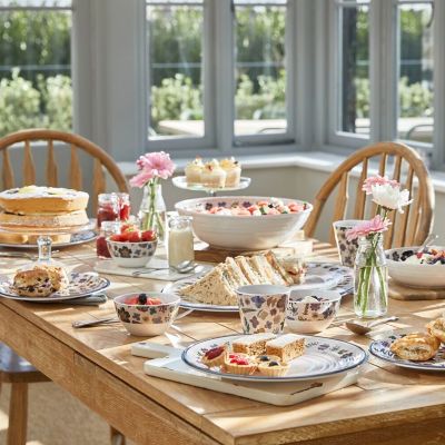 Lakeland Pressed Flowers Melamine Oval Platter image(6)