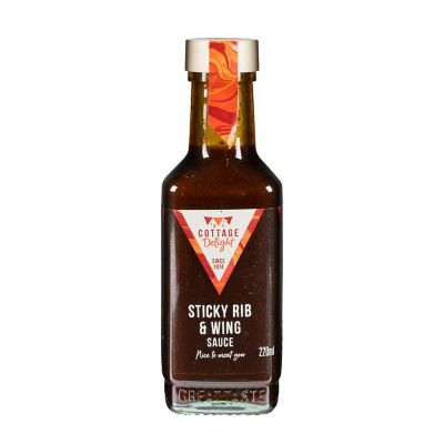 Cottage Delight Sticky Rib and Wing Sauce 220ml Lakeland