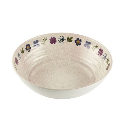 Lakeland Pressed Flowers Melamine Salad Bowl image(1)
