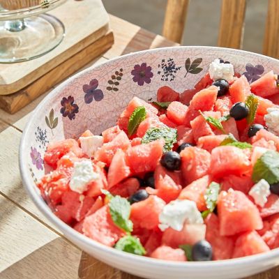 Lakeland Pressed Flowers Melamine Salad Bowl image(2)