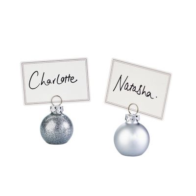 8 Talking Tables Silver Bauble Place Settings image(4)