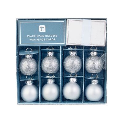 8 Talking Tables Silver Bauble Place Settings image(5)