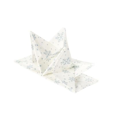 12 Lakeland Snowflake Pre-Folded Napkins image(5)