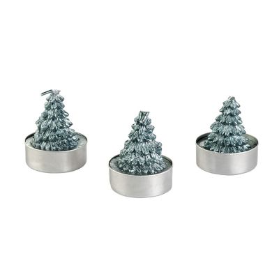 6 Mini Christmas Tree Candles image(4)