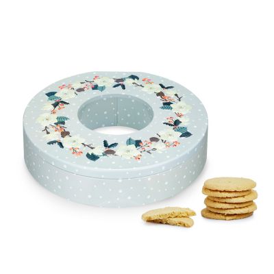 Lakeland Winter Wreath Shortbread Biscuit Tin image(1)