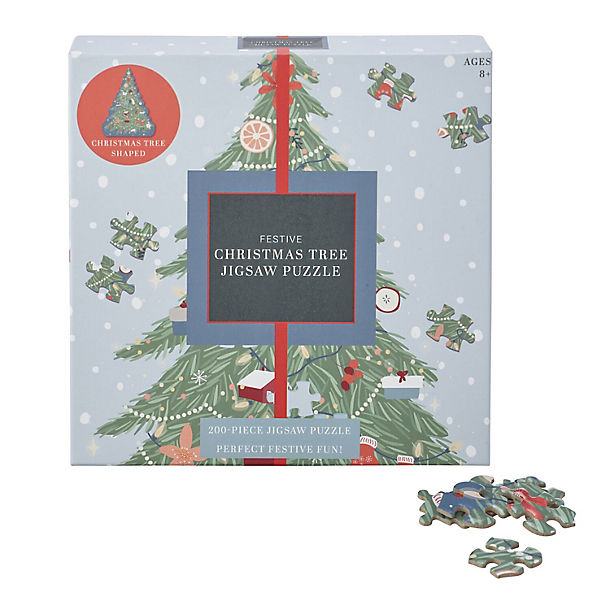 Festive Christmas Tree Jigsaw Puzzle - 200 pieces | Lakeland