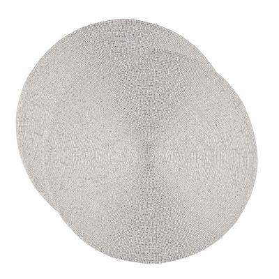 2 Lakeland Round Silver Christmas Placemats Lakeland