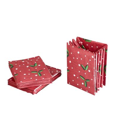 12 Lakeland Winter Berry Pre-Folded Napkins image(2)
