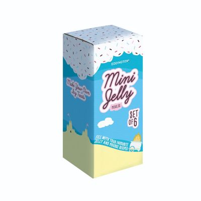 6 Fluted Mini Jelly Moulds image(2)