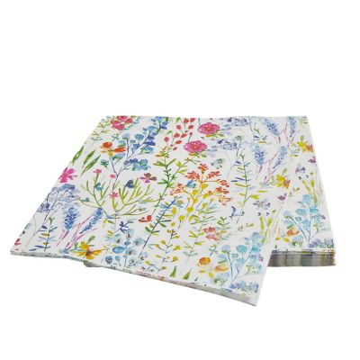20 Summer Meadow 3 Ply Napkins image(3)