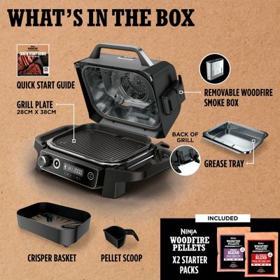 Ninja Woodfire Electric BBQ Grill & Smoker OG701UK image(9)